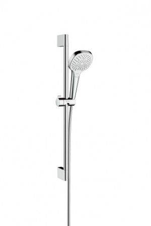 Hansgrohe Brausenset Croma Select E Multi EcoSmart/Unica 650mm weiss/chrom