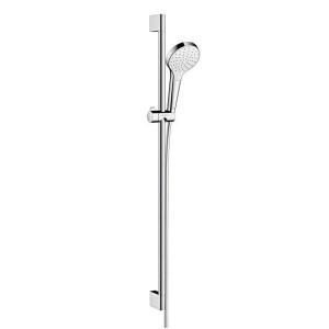 Hansgrohe Brausenset Croma Select S 1jet/ Unica'Crometta 650mm weiss/chrom