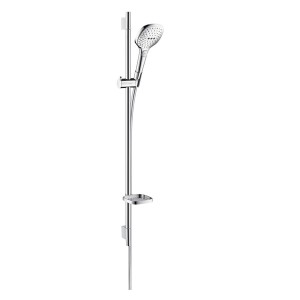 Hansgrohe Brausenset Raindance Select E 120 Unica'S Puro 900mm weiss/chrom