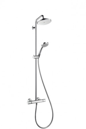 Hansgrohe Showerpipe Croma 220 EcoSmart chrom 