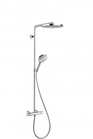 Hansgrohe Showerpipe Raindance Select chrom mit Kopfbrause Raindance S 240 2jet