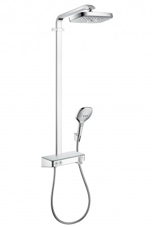 Hansgrohe Showerpipe Raindance Select chrom mit ShowerTablet KB Raindance E Air 2jet 300