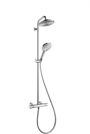 Hansgrohe Showerpipe Raindance Select EcoSmart chr.Kopfbrause Raindance Air 1jet 240mm