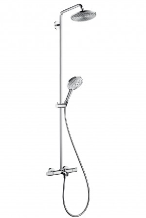 Hansgrohe Showerpipe Raindance Select Wanne chr.Kopfbrause Raindance Air 1jet 240mm