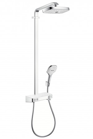 Hansgrohe Showerpipe Raindance Select weiss/chr ShowerTablet KB Raindance E Air 2jet 300