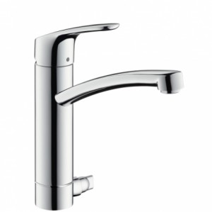 Hansgrohe Spültischmischer Focus Festauslauf chrom m.Geräteabsperrventil