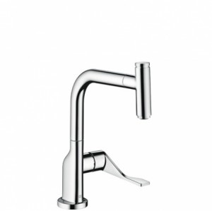 Hansgrohe Spültischmischer Select Axor Citterio chrom mit Ausziehauslauf