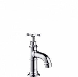 Hansgrohe AXOR Montreux Standventil ohne Ablaufgarnitur für Waschtisch, nickel gebürstet 16530820, 