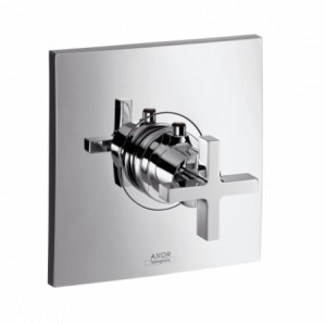 Hansgrohe Thermostat Unterputz Axor Citterio High Flow Fertigset chrom mit Kreuzgriff
