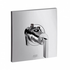 Hansgrohe Thermostat Unterputz Axor Citterio Hight Flow Fertigset chrom mit Hebelgr.