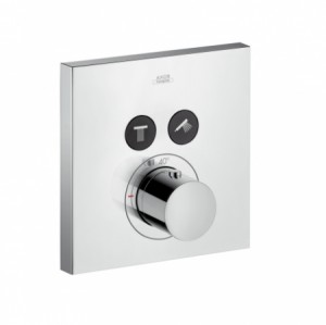 Hansgrohe Thermostat UP Axor ShowerSelect Fertigset 2 Verbraucher quadratisch chr.