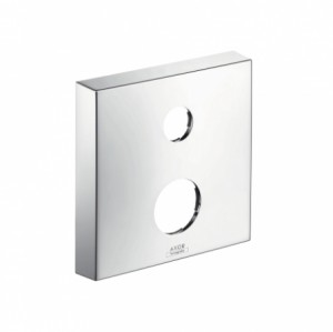 Hansgrohe Verlängerungsrosette eckig 2-Loch chrom