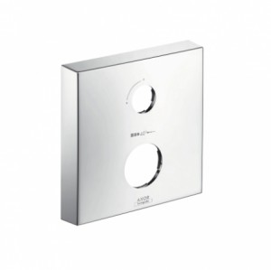 Hansgrohe Verlängerungsrosette eckig Pfeil 2-Loch chrom