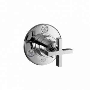 Hansgrohe Vierwegeumstellung Axor Citterio F-Set Quattro/Trio chrom mit Kreuzgriff