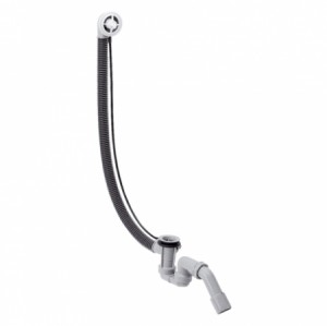 Hansgrohe Wannenab-u.Überlaufgarnitur Flexaplus Grundset m.flex.Überlaufschlauch Sonderw