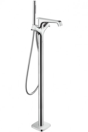 Hansgrohe Wannenmischer Axor Citterio E Fertigset zur Bodenmontage chrom