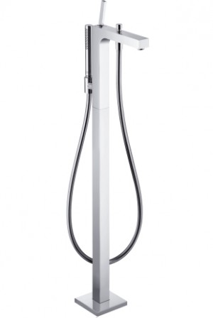 Hansgrohe Wannenmischer AXOR Citterio Fertigset zur Bodenmontage chrom