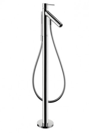 Hansgrohe Wannenmischer AXOR Starck Fertigset zur Bodenmontage chrom
