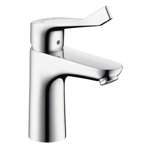 HG Waschtischmischer Focus Care 100 ohne Ablaufgarnitur chrom