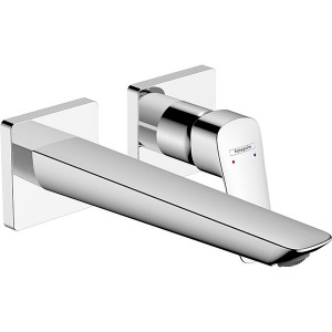 Hansgrohe 2-Loch Waschtischarmatur Unterputz Fine Logis F-Set chrom