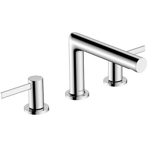 Hansgrohe 3-Loch Waschtischarmatur 100 Zesis S  mit Zugstangen-Ablaufgarnitur chrom