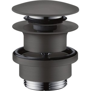 Hansgrohe Ablaufgarnitur Push-Open für Waschtisch- und Bidetmischer Brushed Black Chrome
