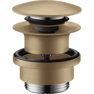 Hansgrohe Ablaufgarnitur Push-Open für Waschtisch- und Bidetmischer Brushed Bronze
