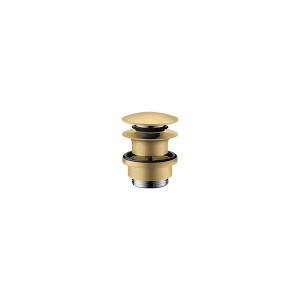 Hansgrohe Ablaufgarnitur Push-Open für Waschtisch- und Bidetmischer Brushed Gold Optic