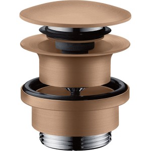 Hansgrohe Ablaufgarnitur Push-Open für Waschtisch- und Bidetmischer Brushed Red Gold