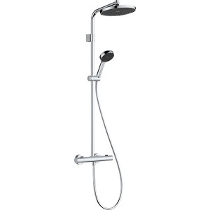 Hansgrohe Activera S Showerpipe 240 1jet  EcoSmart mit Ecostat Fine chrom