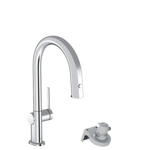 Hansgrohe Aqittura M91 FilterSystem 210, Ausziehauslauf, 1jet Chrom