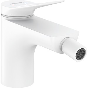 Hansgrohe Bidetmischer Vivenis m.Zugstangen-Ablaufgarnitur mattweiss