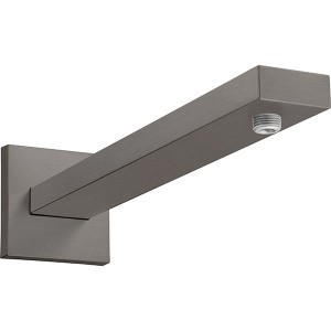 Hansgrohe Brausearm Square 389 mm brushed black chrome 