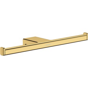 Hansgrohe Doppel-Papierrollenhalter AddStoris polished gold ohne Deckel