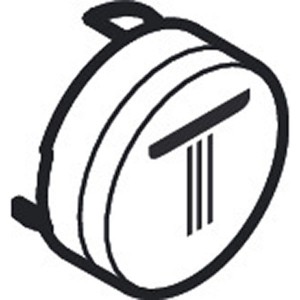 Hansgrohe Druckknopf Symbol Kopfbrause Rain klein weiss