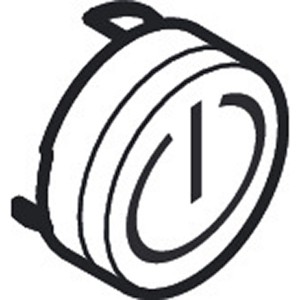 Hansgrohe Druckknopf Symbol ON/OFF mattschwarz 