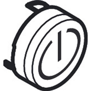 Hansgrohe Druckknopf Symbol ON/OFF schwarz  