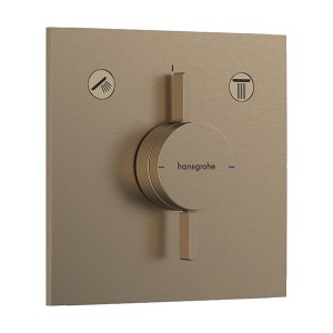 Hansgrohe DuoTurn E Mischer Unterputz für 2 Verbraucher Brushed Bronze