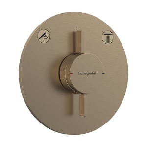 Hansgrohe DuoTurn S Mischer Unterputz für 2 Verbraucher Brushed Bronze