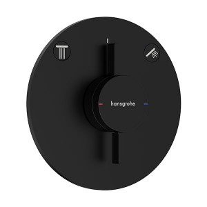 Hansgrohe DuoTurn S Mischer Unterputz für 2 Verbraucher Mattschwarz
