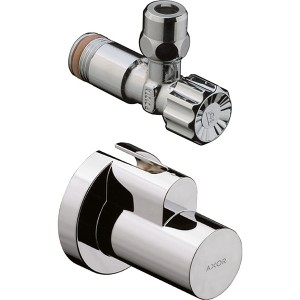 Hansgrohe Eckventil mit Schuber Abgang G 3/8 Brushed Gold Optic