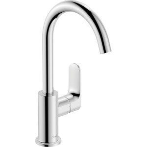 Hansgrohe Einhebel-Waschtischmischer Rebris S 210 Schwenkauslauf m.Zugstange chrom