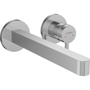 Hansgrohe 2-Loch Waschtischmischer Unterputz Finoris F-Set langer Auslauf chrom