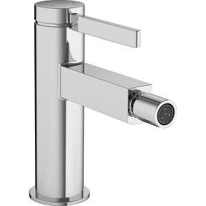 Hansgrohe Bidetmischer Finoris mit Push-Open Ablaufgarnitur chrom