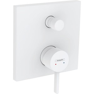 HG Wannenmischer Unterputz Finoris Fertigset mattweiss