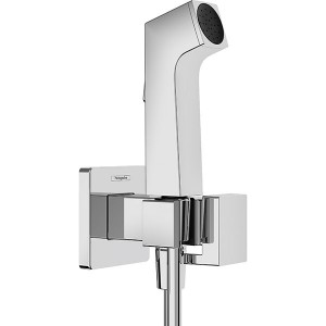 Hansgrohe Handbrause Bidette E f.Warmwasser  m. Schlauch 1250mm und Porter chrom