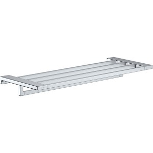 Hansgrohe Handtuchablage mit Handtuchhalter AddStoris chrom