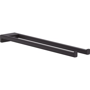 Hansgrohe Handtuchhalter AddStoris zweiarmig mattschwarz