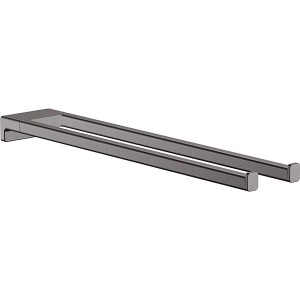 Hansgrohe Handtuchhalter AddStoris zweiarmig brushed black chrome