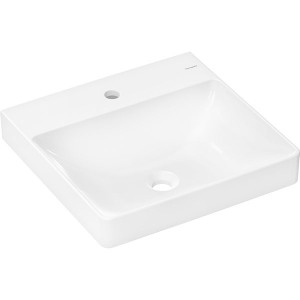 Hansgrohe Handwaschbecken Xelu Q 500x480 mm  mit Hahnloch ohne Überlauf weiß